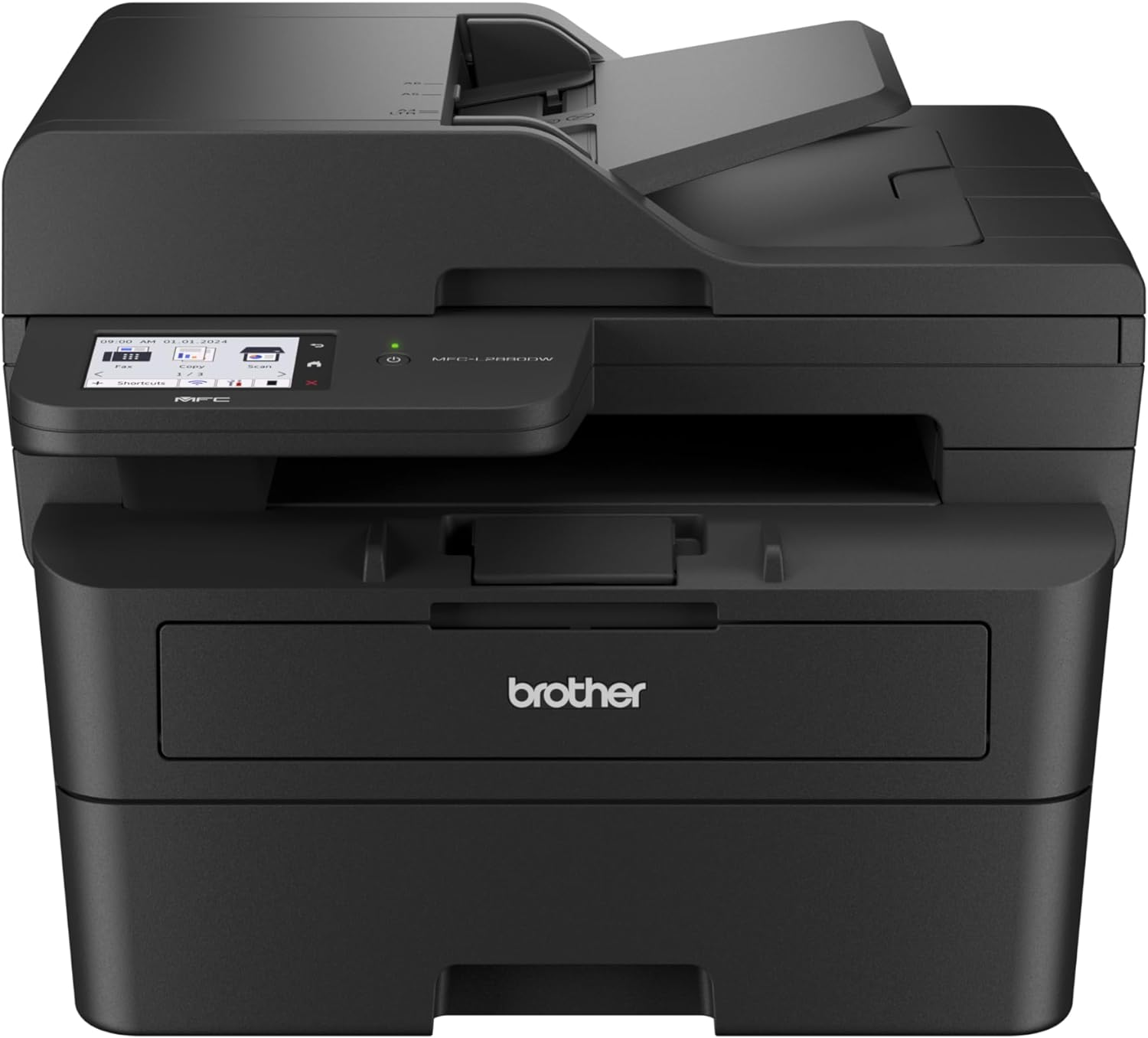 Brother MFC-L2880DW XL, Wireless Mono Laser Multi-Function, 34Ppm, up to 5000Pgs In-Box Toner, Black image number 1