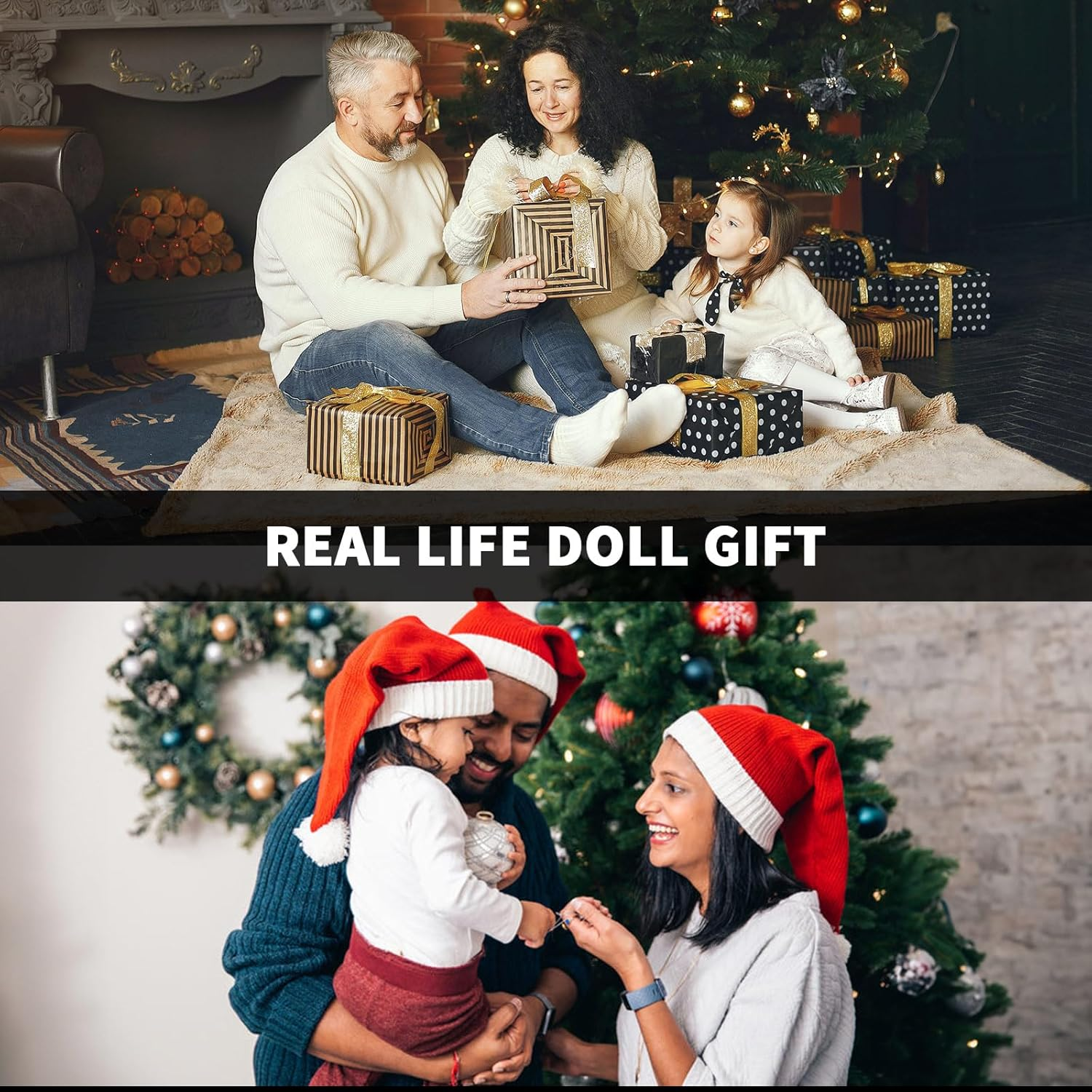 Reborn Baby Doll Girl, 22 Inch Soft Weighted Body, Cute Lifelike Handmade Silicone Doll image number 4