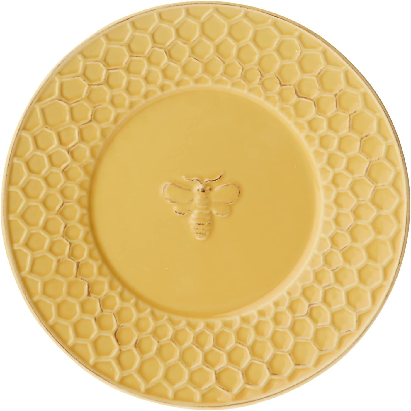 Boston International Embossed Ceramic Salt and Pepper Shakers, 2-Piece Set, Honeycomb,Jc16117 image number 4