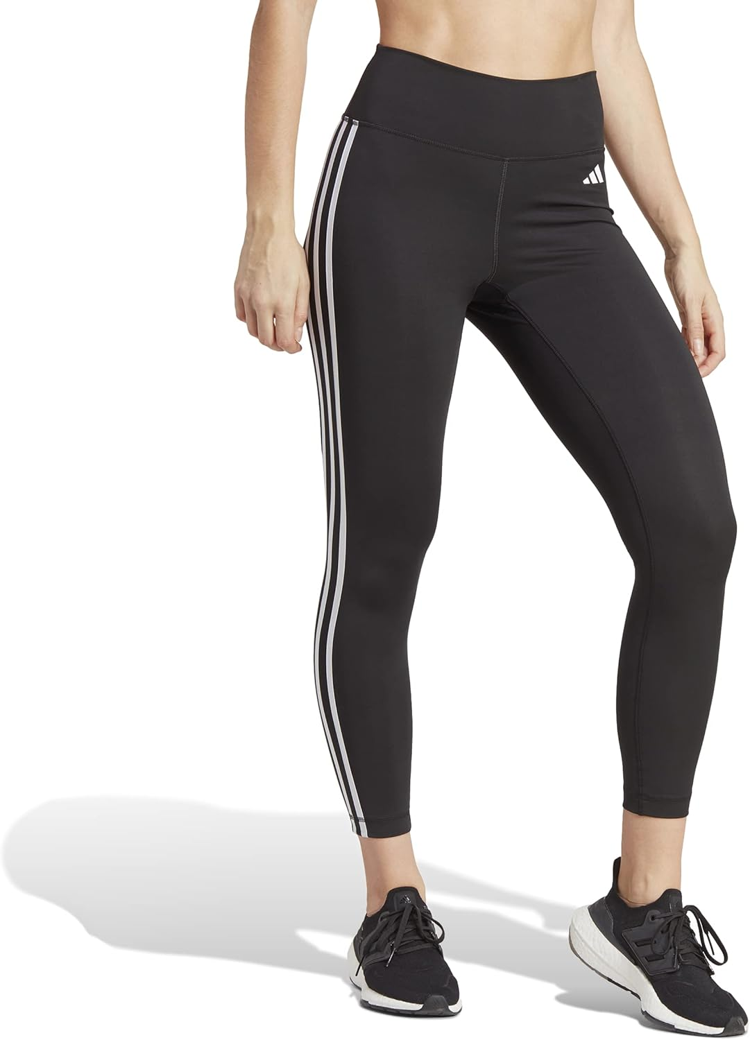 Adidas Performance Train Essentials 3-Stripes Women'S High-Waisted 7/8 Leggings image number 3