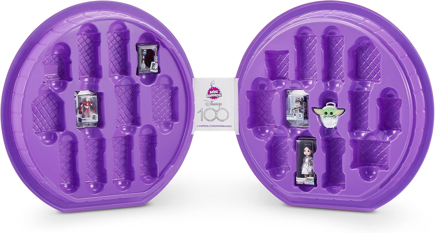 Disney Platinum 100 Years of Wonder, Mini Brands Limited Edition Collector'S Case, Store and Display 100Th Anniversary Surprise Collectible Toys image number 3