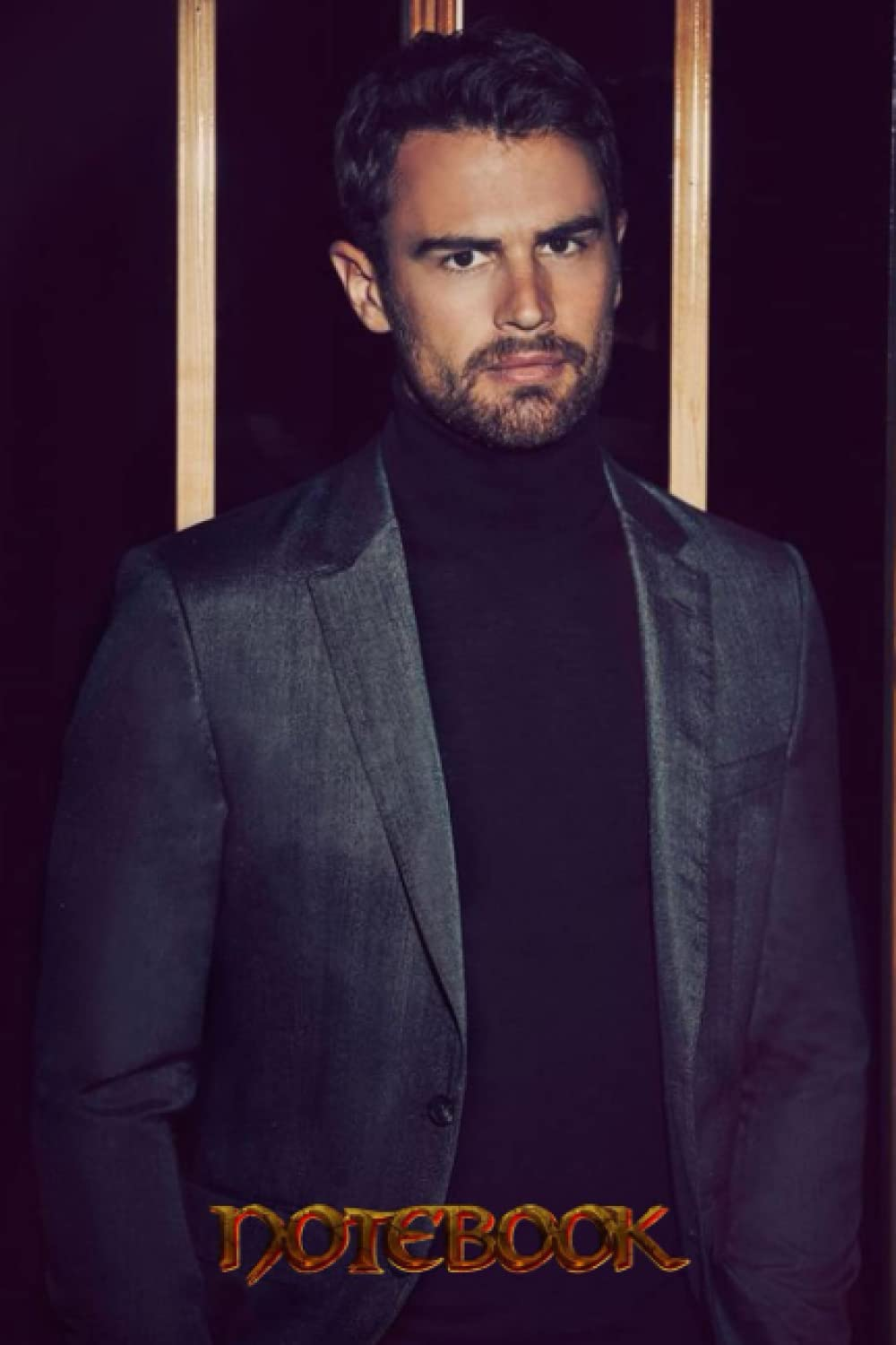 Notebook : Theo James Notebook Wide Ruled, 6X9, 100 Pages | Thankgiving Notebook Gift for Boy, Girl,Men, Women #417