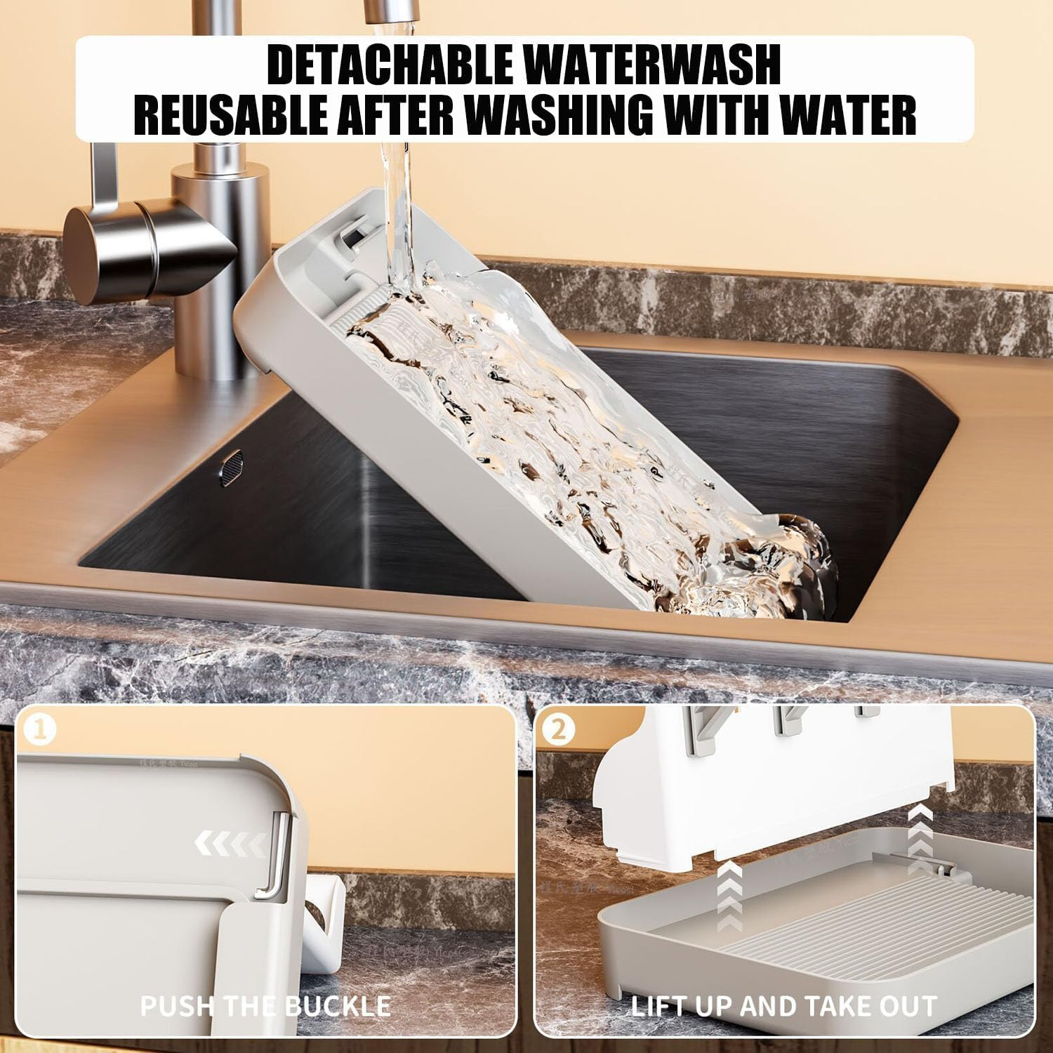 Baby Bottle Drying Rack Space Saving, WADY Large Vertical Baby Bottle Storage Organizer & Bottle Dryer Rack for 12 Pc 8 Oz Bottles and Baby Accessory, Pump Parts, Pacifiers or Brush Stand (Blue) image number 5