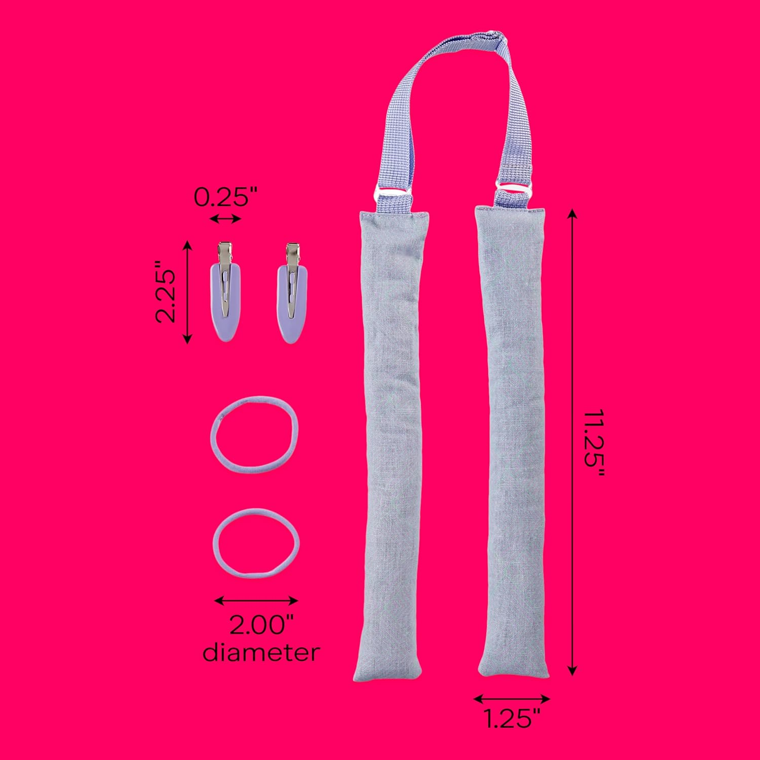 Conair Extra Long Microwave Rollers - Curlers for Women - Hair Curlers - Hair Curler for Women - Curlers - Microwave for Quick Styling - 5 Pk image number 6