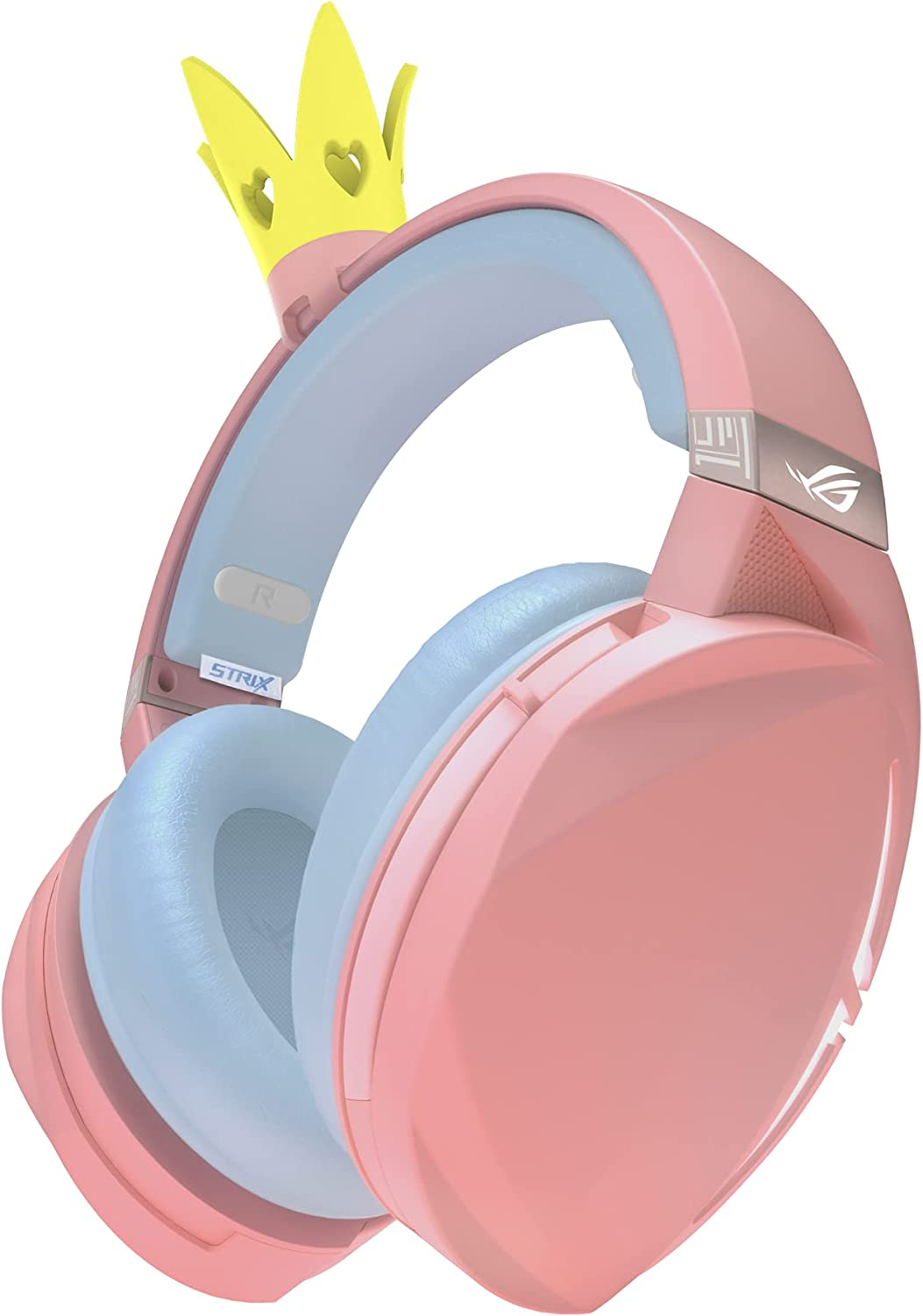 ASUS ROG Strix Fusion 300 PNK LTD Gaming Headset - USB, 3.5Mm, Virtual 7.1 Surround Sound, AI Noise Cancelling Microphone, Compatible with Mobile, PC, PS5, PS4, Xboc, Switch image number 4