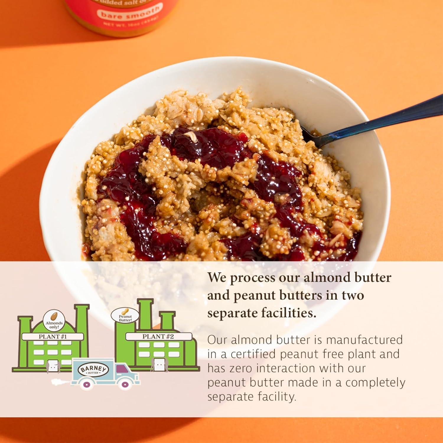 Barney Butter Almond Butter, Smooth, 16 Ounce image number 1