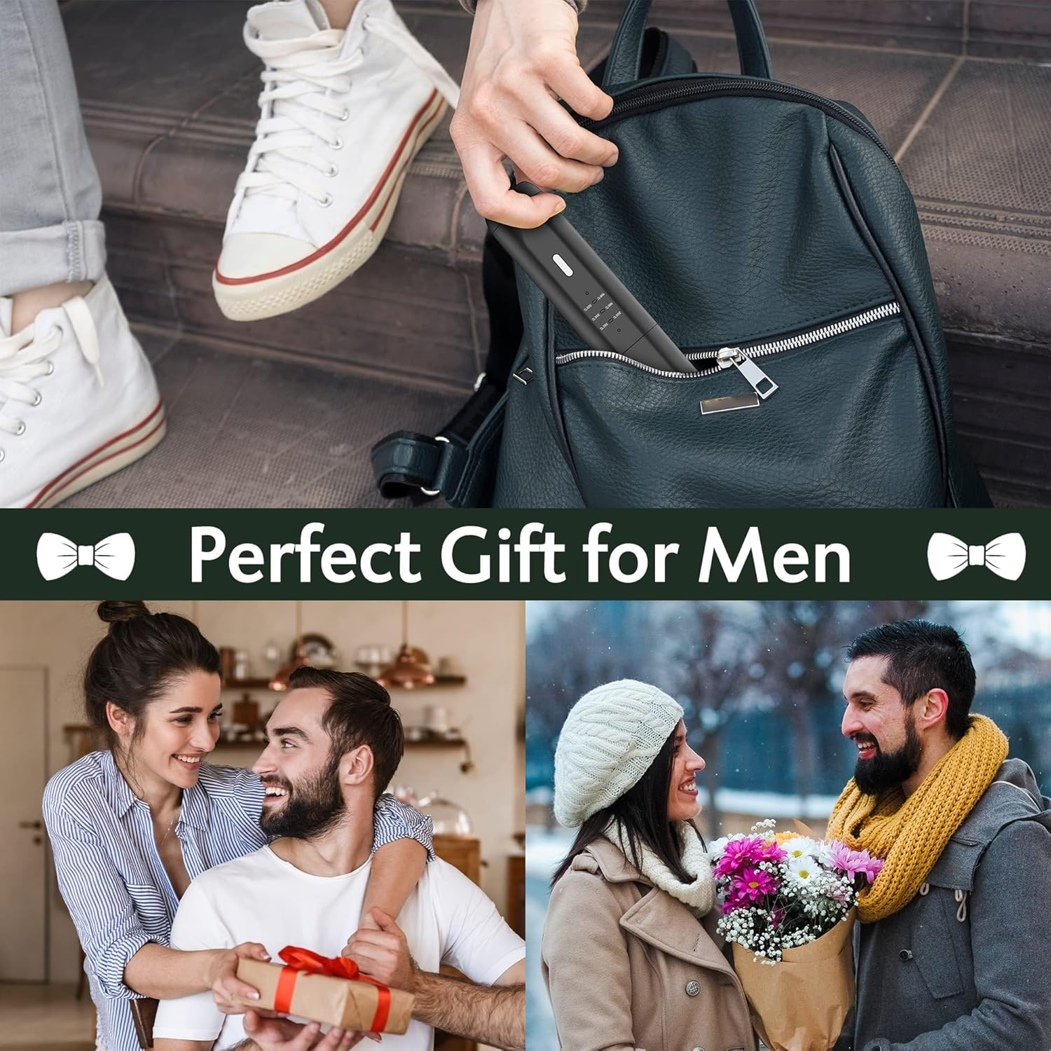 Hair Straightener Brush, Hair Iron with Built-In Comb,Wireless Heated Beard Straightener Comb with Ionic Technology, 3 Temperature Settings, Anti-Scald, Portable for Home Travel,Hair Straightener That Reduces Styling Time (Black) image number 6