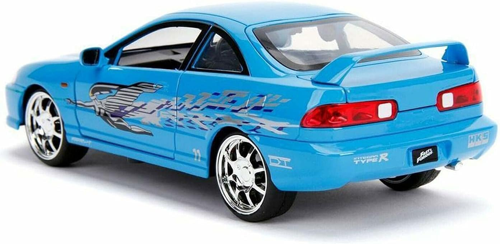 Jada Fast & Furious 1:24 Mia'S Acura Integra Type-R Die-Cast Car, Toys for Kids and Adults,Blue image number 6