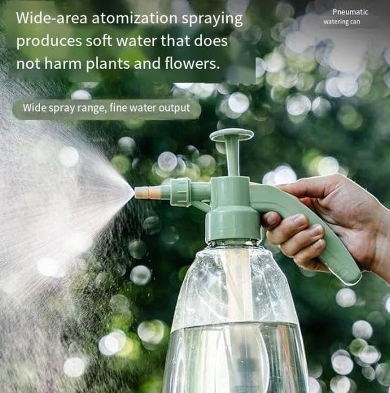 Air Pressure Watering Can - Watering Pot Watering Pot | Garden Pressure Pump Sprayer | Hand Held Bottle with Adjustable Nozzle, 1.5L Outdoor Green Plant Mister for Gardening