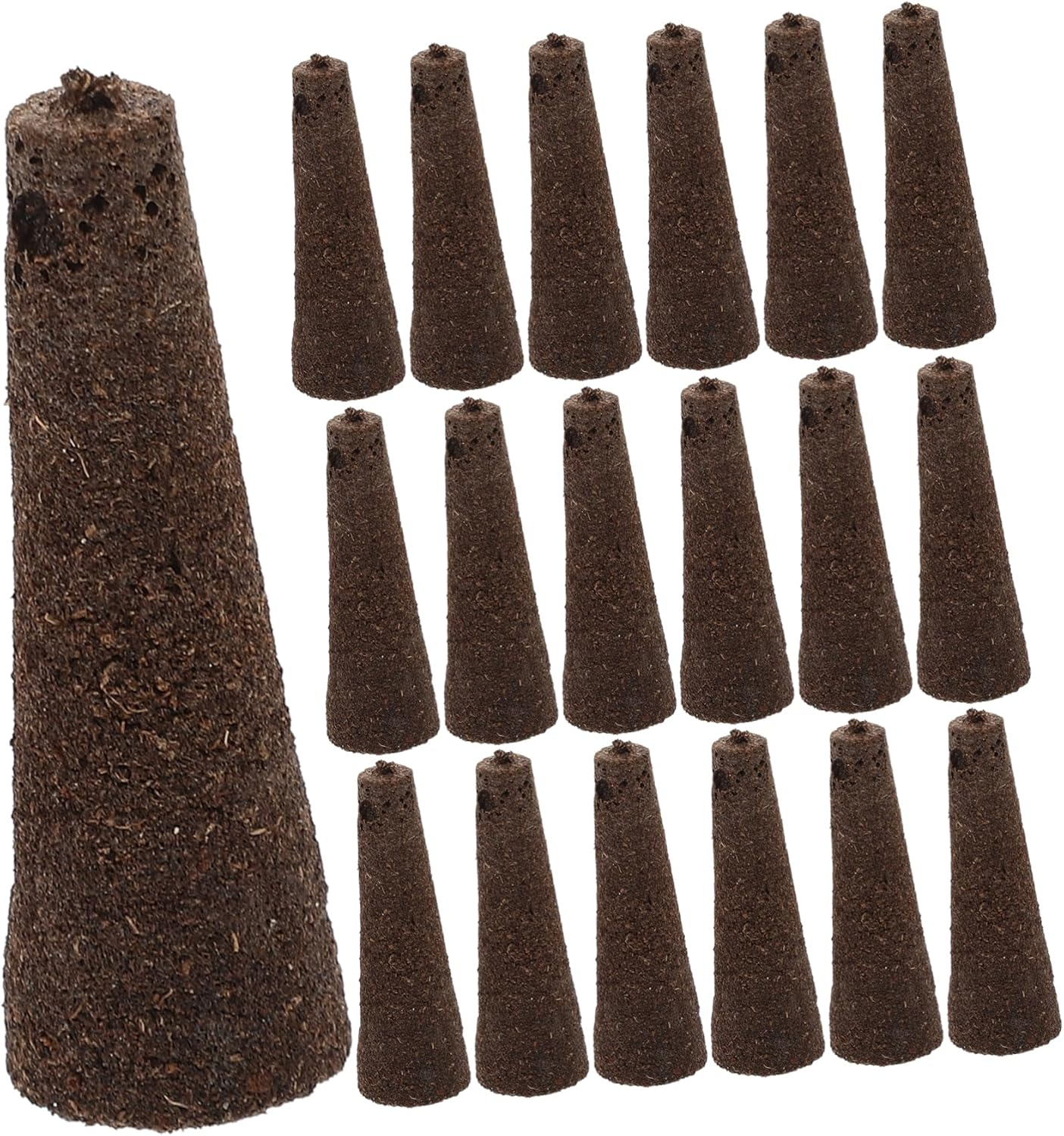 50Pcs Hydroponic Sponges Soilless Cultivation Planting Sponges for Root Growth Compatible with Smart Indoor Growers, Biochar Seed Starter Blocks for Balcony and Indoor Gardening image number 3