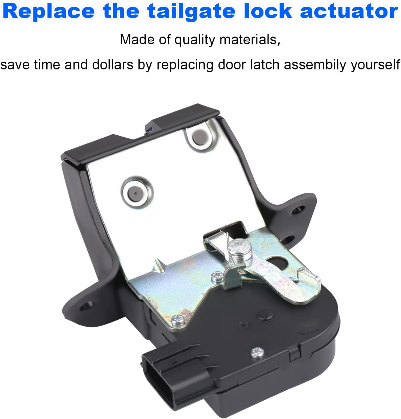 Tailgate Trunk Latch Lock Actuator Replacement for 81230-2V000 Compatible with Hyundai Veloster 1.6L V4 Engine 2012 2013 2014 2015 2016 2017 image number 4