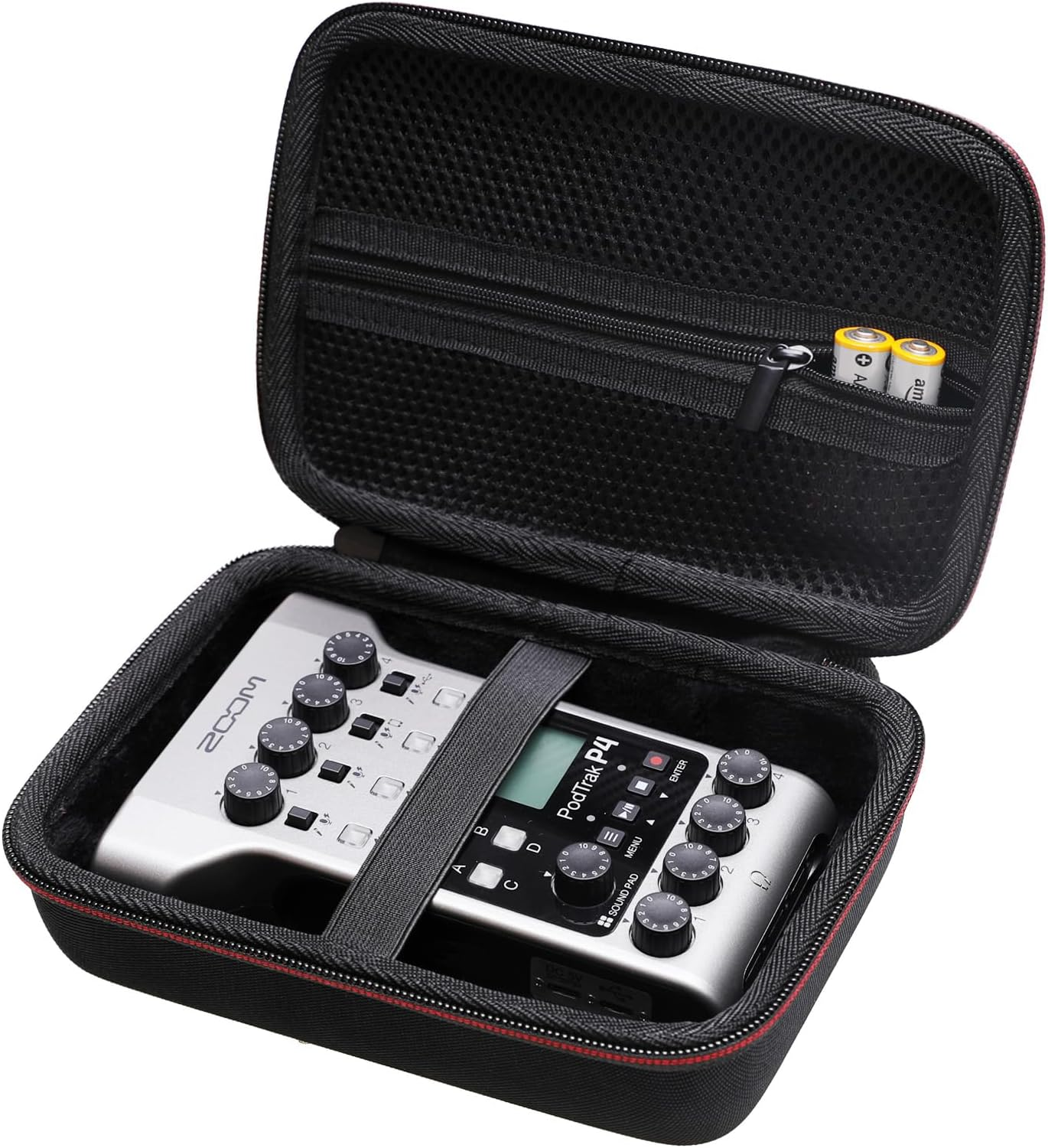 LTGEM Hard Travel Case Compatible with Zoom Podtrak P4 Podcast Recorder image number 1