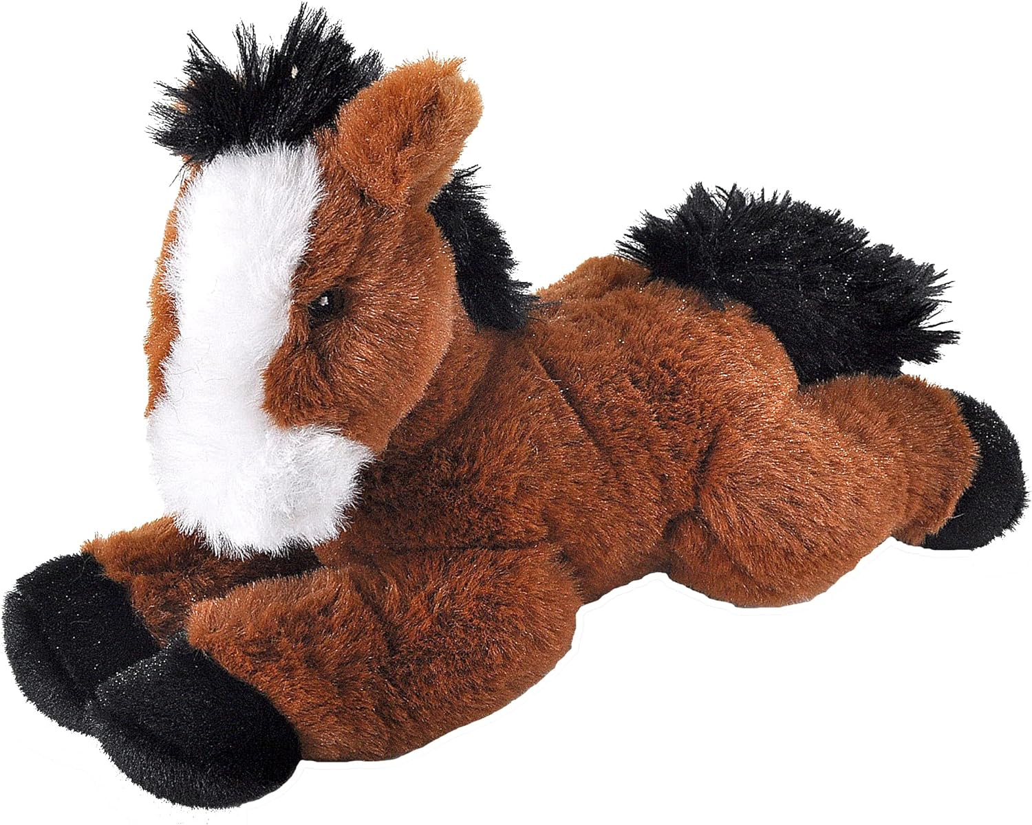 Wild Republic Ecokins Mini Horse, Stuffed Animal, 8 Inches, Kids, Plush Toy, Made from Spun Recycled Water Bottles, Eco Friendly, Child&rsquo;S Room Decor image number 1