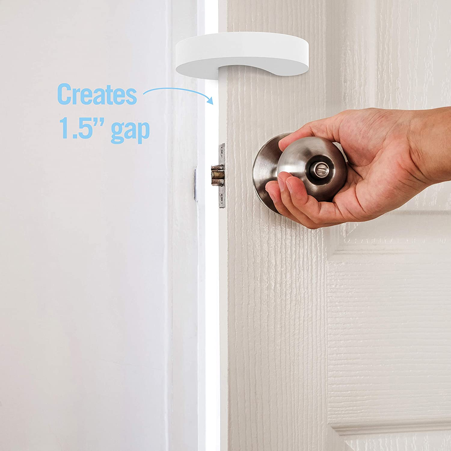 Door Pinch Guard and Door Slam Stopper 6Pk. Use Safety Door Guard Made of Soft Foam to Keep Door Open. Serves as a Protector for Kids by Arcleer image number 4