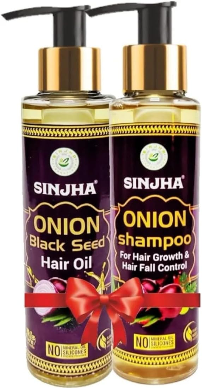 Onion Black Seed Hair Oil 100 ML (Pack of 2) for Hair Growth image number 2
