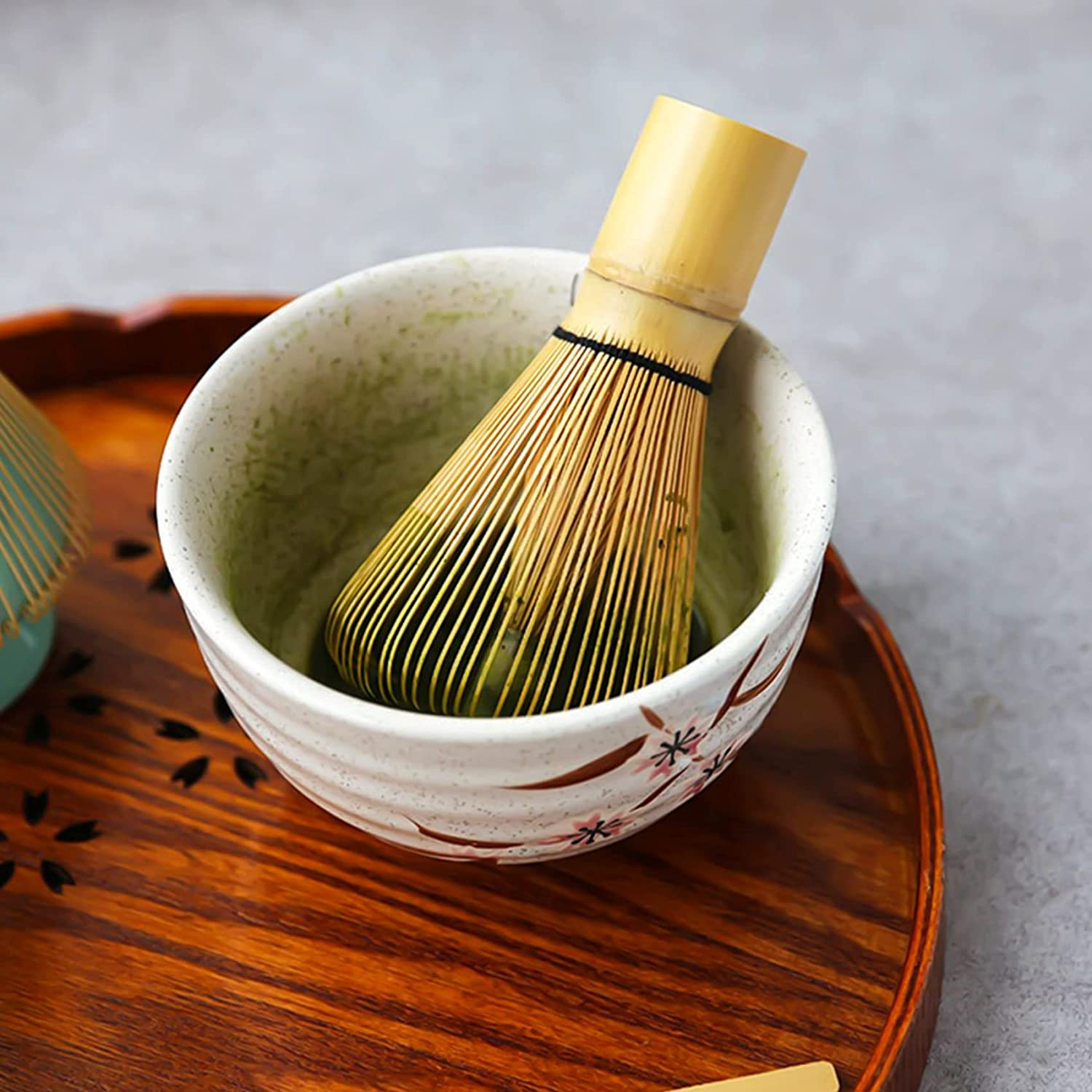 Japanese Matcha Tea Set(3 Pcs) - Matcha Bamboo Whisk Tea Spoon,-Tea Ceremony Kit image number 1