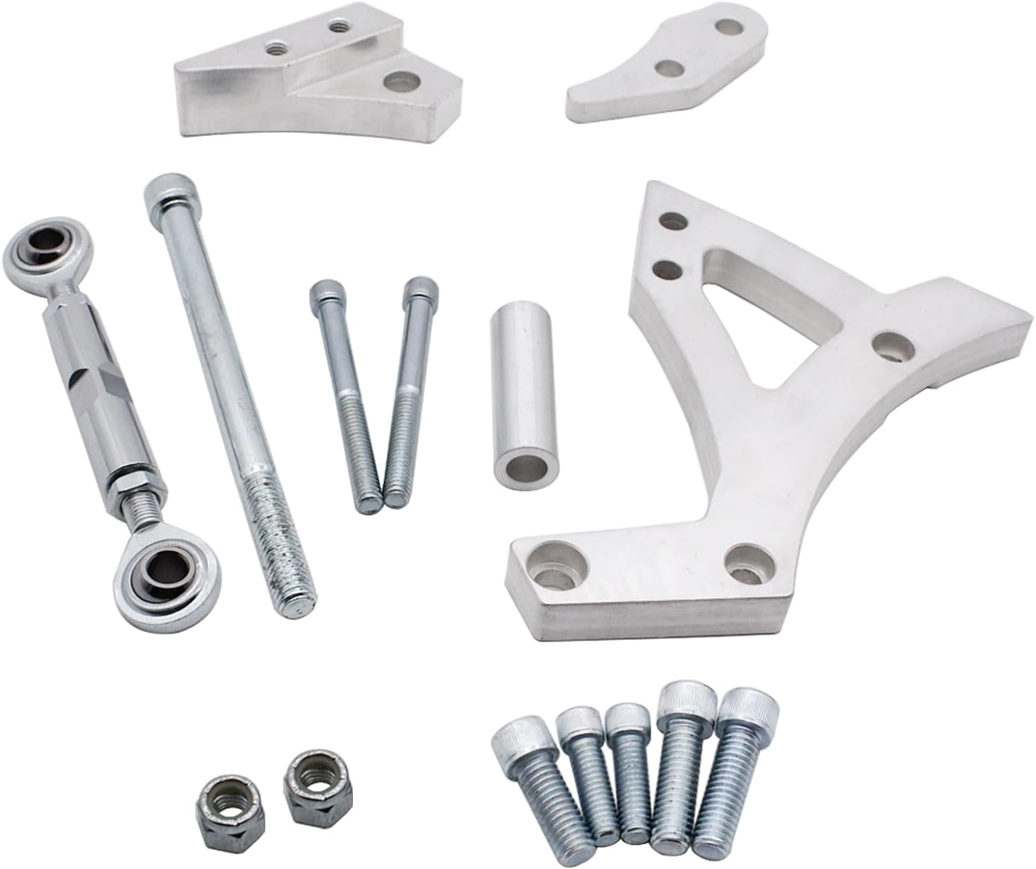 Billet Aluminum Alternator Bracket Kit Replacement for F-Ord 351C Cleveland Alternator Bracket