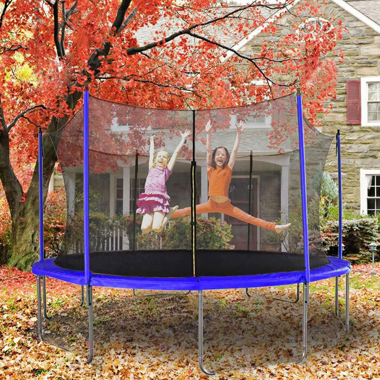 Heavy Duty U-Shaped Metal Trampoline Stakes Anchors, 6Pcs Silver Galvanized Steel, 11.8In Long, Sharp Ends, High Wind Resistance image number 5