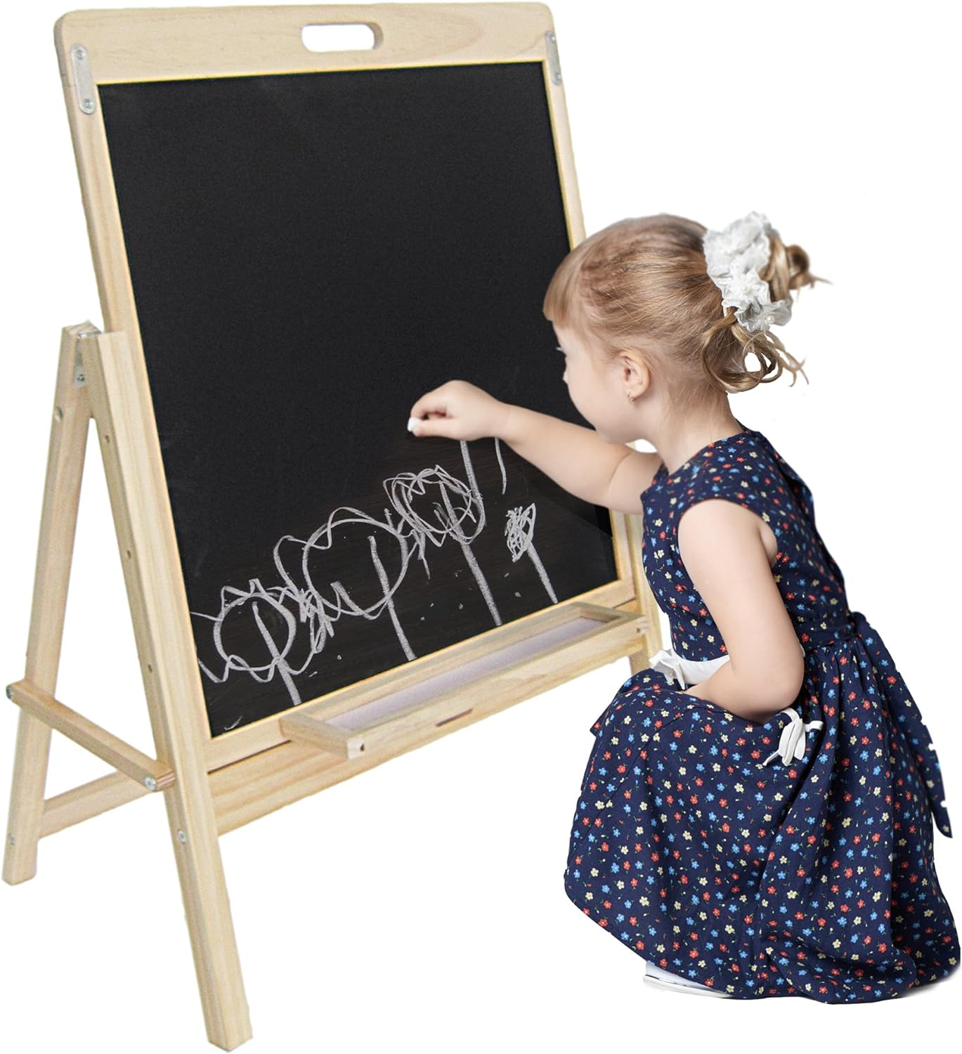 Euro 5-In-1 Pine Timber Easel