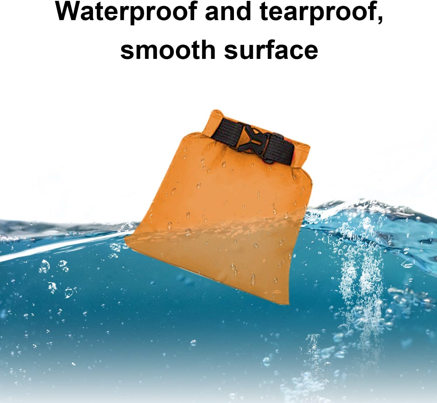 6 PCS Dry Bags Waterproof Dry Bag Set Dry Sack Small Dry Bags Rucksack Liner Black and Multi-Color Canoe Bags Water Resistance for Camping Hiking Backpacking Kayaking Home Storage, Multi-Color, image number 1