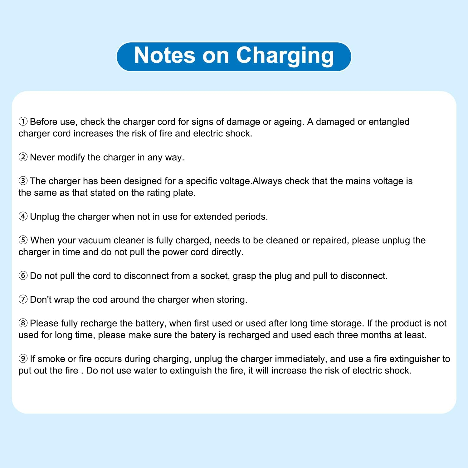 KFD ORFELD VC818 C10A B08 BL818 C10G, Belife V11-1 BVC-V11 BVC-V11 BVC-V12 31V 500Ma Charger Charging Cable for Laresar Elite 3 4 5 Pro Elite1 Elite3 Elite4 Elite5 Battery Vacuum Cleaner Cleaner image number 2