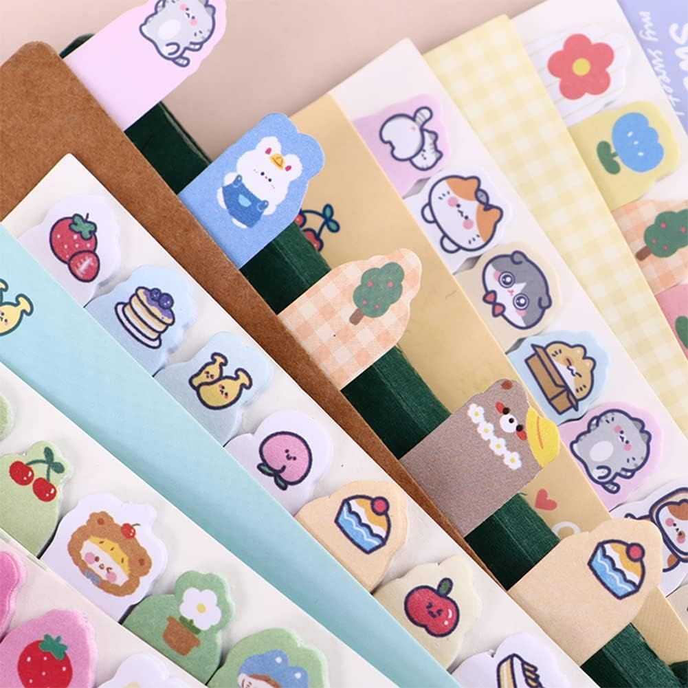 24Pack Sticky Notes, Mini Self-Stick Index Tabs, Colorful Animal Group Marker Tabs for Home Office Students, 8 Styles 120 Sheets/Pack (2880 Sheets Total), Office Supplies & Gifts image number 1