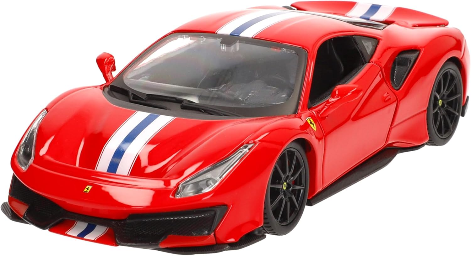 Bburago 26026 1:24 Race and Play 488 Pista, Red image number 5