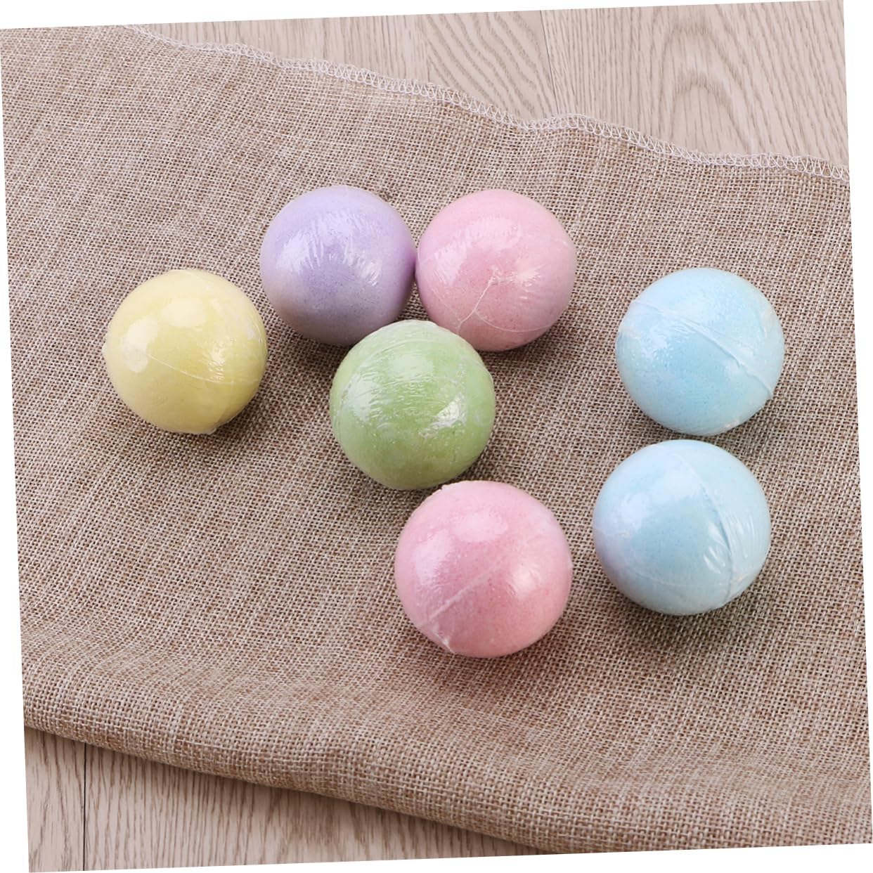 8Pcs 70G Bath Bombs Set round Bathing Bombs for Women Men Relaxing Aromatherapy Spa Bubble Bath Colorful Mixed Pack Random Color image number 3