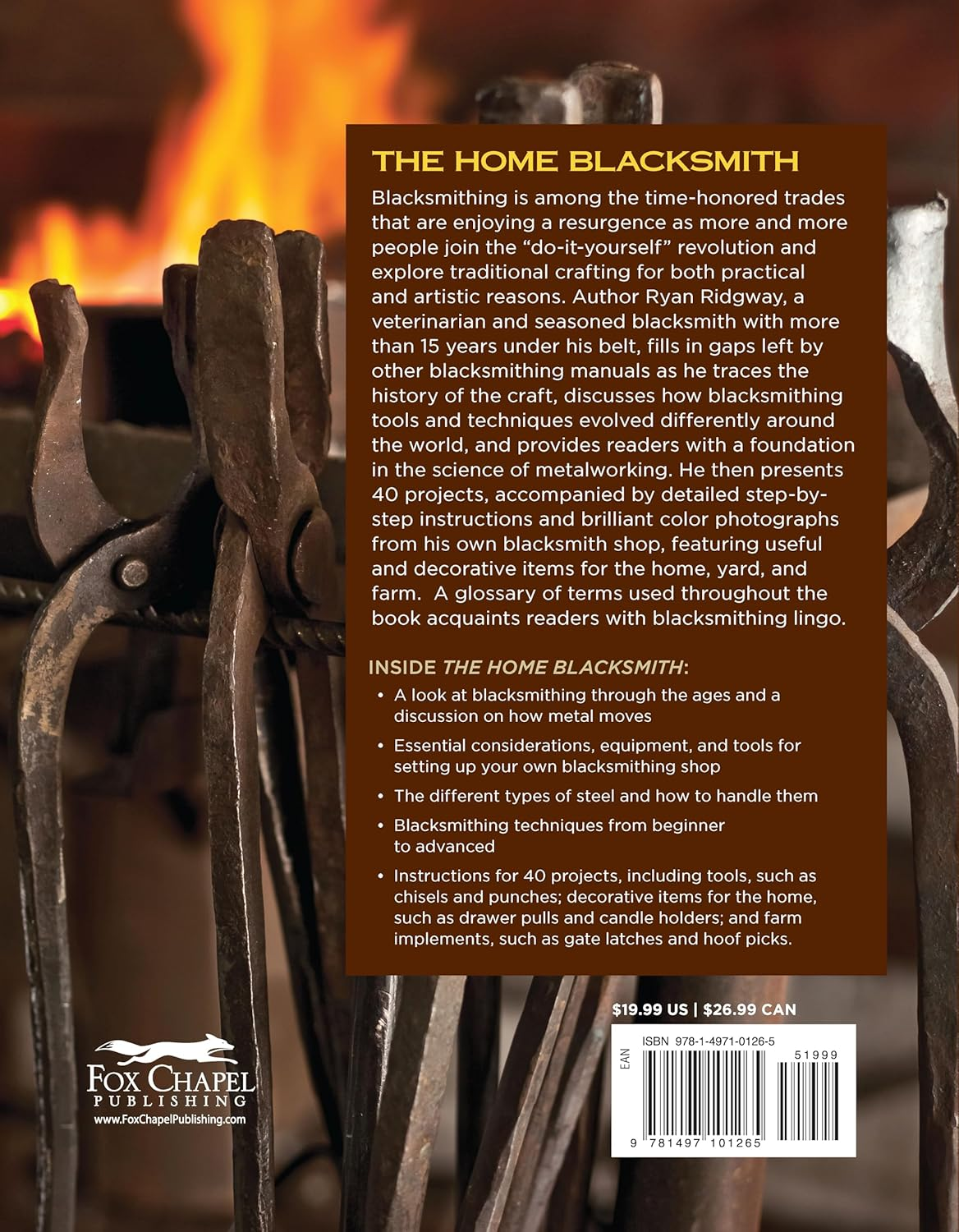 The Home Blacksmith: Tools, Techniques, and 40 Practical Projects for the Home Blacksmith image number 1