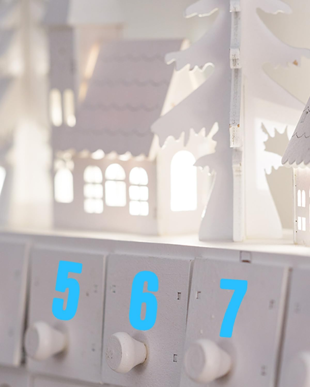 2 Inch Sticky Vinyl Letter Number Stickers, 4 Sheets Self Adhesive Stick on Alphabet Symbol Sticker for Scrapbook, Bottle Decor - Light Blue