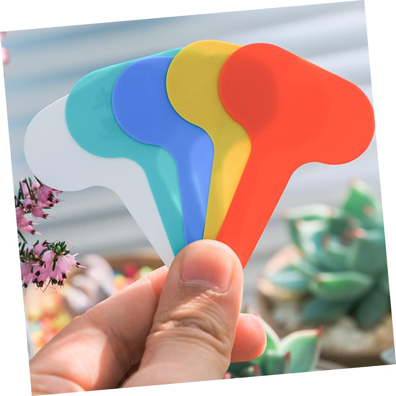 Yardwe 200Pcs Plant Label Sticks Plastic Gardening Inserted Card Plant Marker Flower Label for Garden Decoration Outdoor Use image number 6