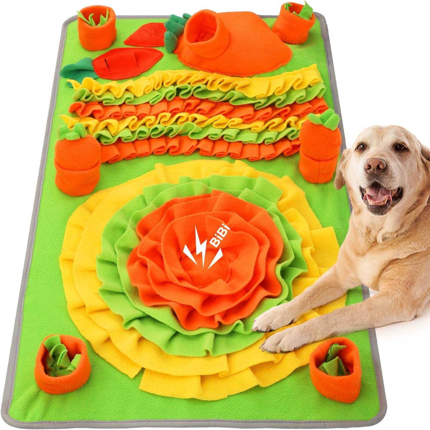 Snuffle Mat for Dogs, 29.5''X 17.7''Large Size Dog Nose Training Sniffing Pad Cat Doggies Interactive Feeding Mat, Encourage Natural Foraging Skills/Stress Relief for Large Small Medium Breed image number 2