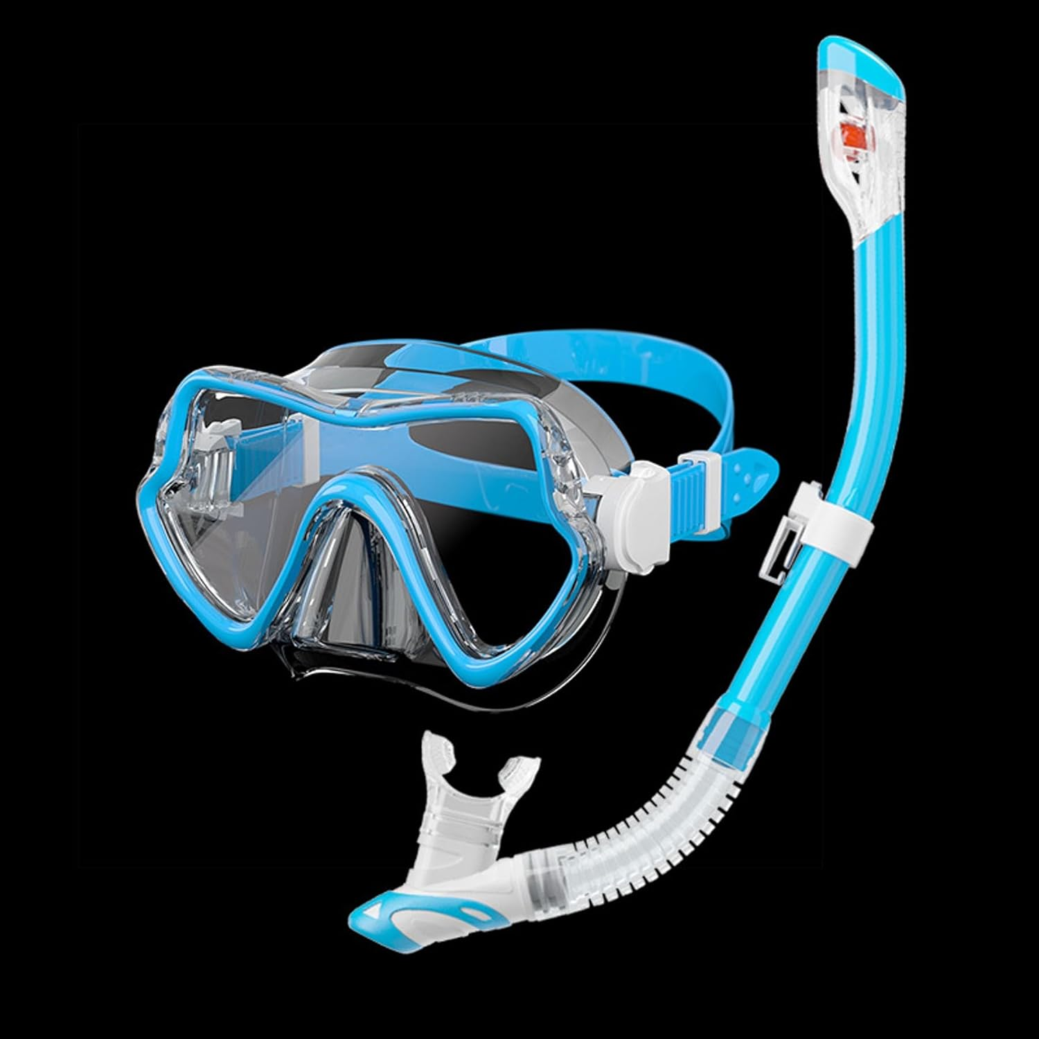 Tempered Glass Swimming Goggles for Adults/Kids, Anti-Fog Swim Mask, Panoramic Silicone Diving Goggles image number 3