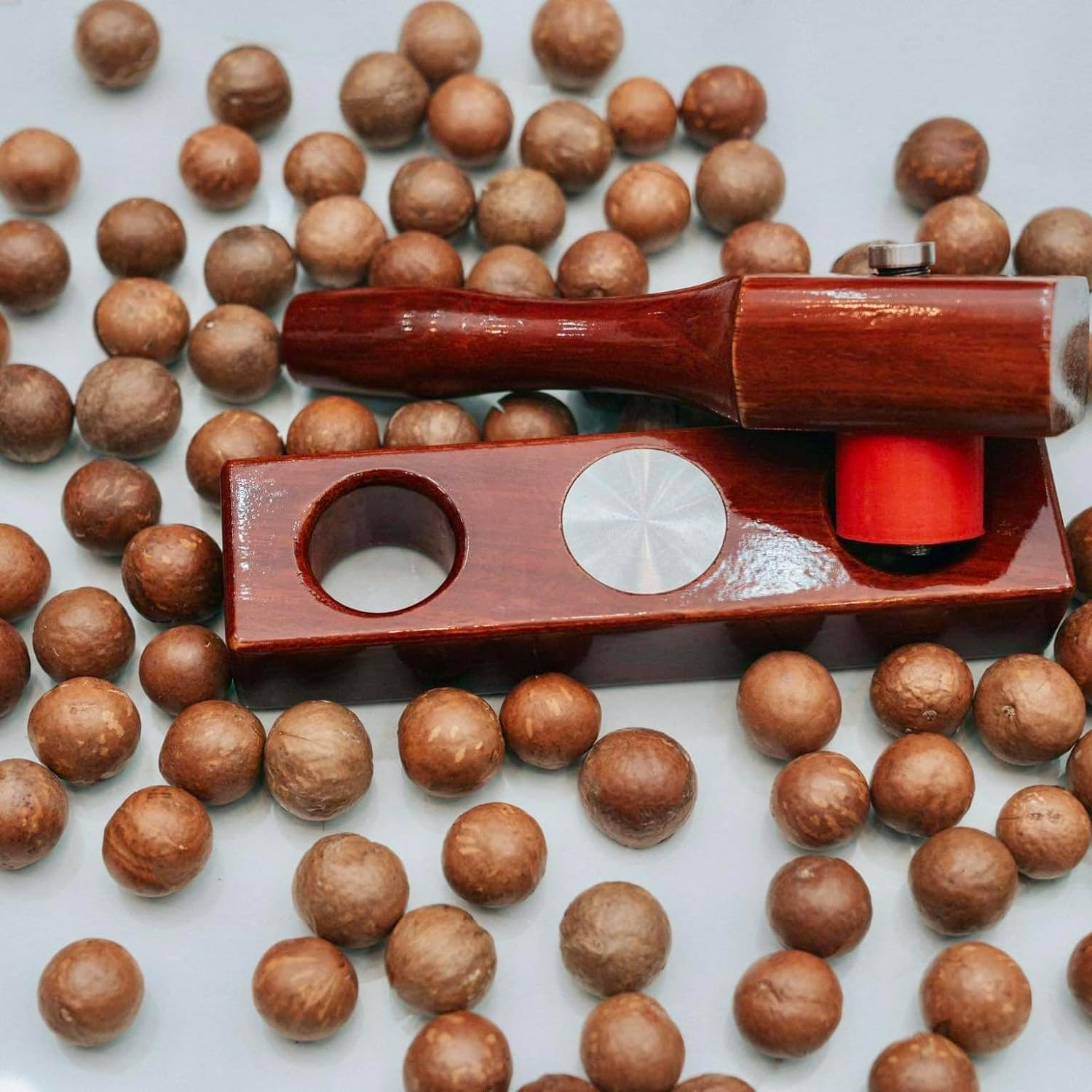 Nut Cracker - Eat Fresh Cracked Macadamia Nuts with Your New Maccawakka Nut Cracking Tool image number 5
