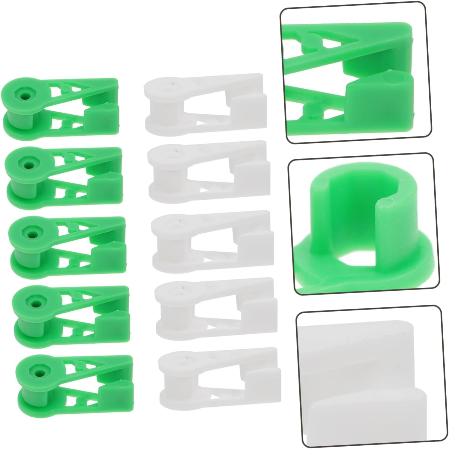 20Pcs Plastic Plant Bender Clips Adjustable for Garden Use Supports Trellis and Flower Branches Benders for Vertical Garden Planting Trainer Clips image number 6