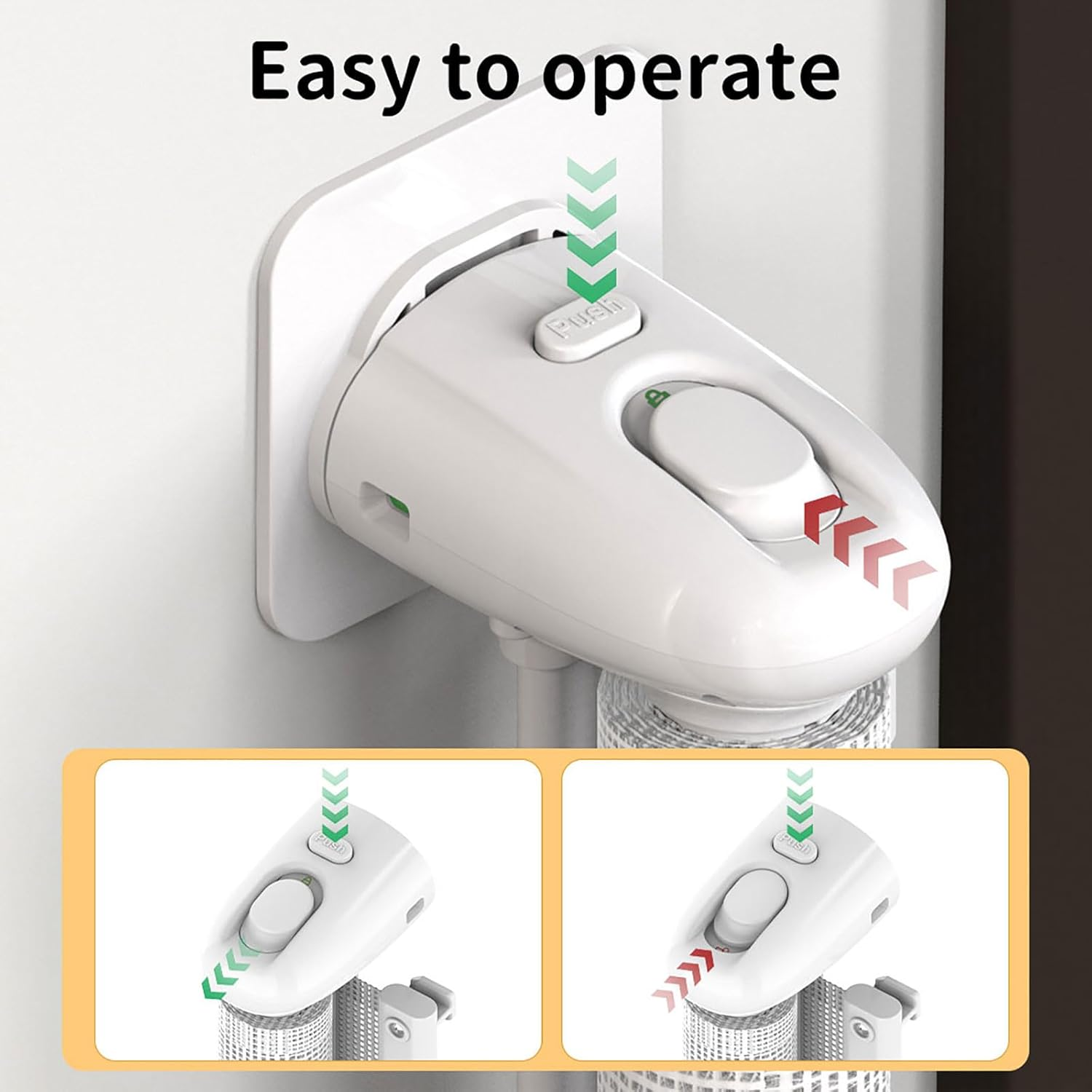 Bopeep Safety Gate, Adjustable Retractable Mesh Barrier for Children and Pets, Quiet Operation, Flexible Installation, Stair and Doorway Guard(150Cm X 89Cm, Grey) image number 1