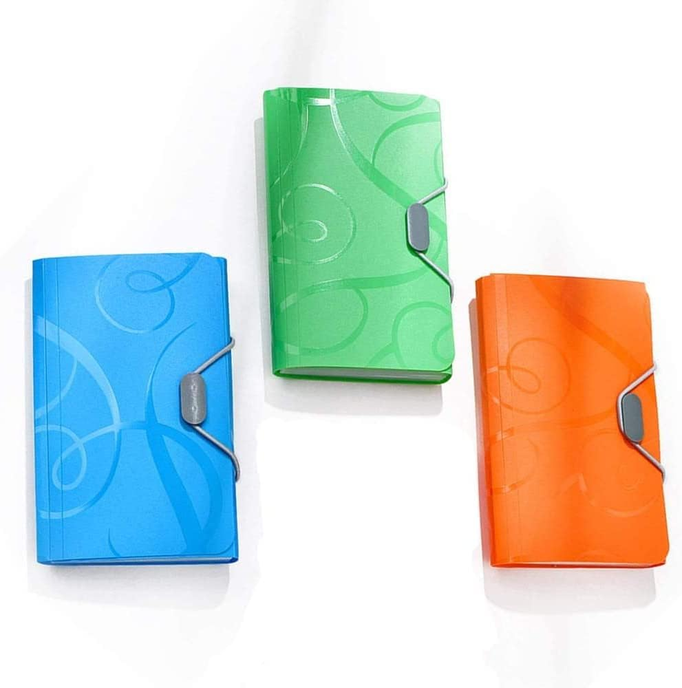 3Pcs A6 Plastic File Organizer Wallet Mini Expanding File Folder,13 Pockets Accordion File Mini Organizer Wallet,Expanding File Document Storage Wallet,Expanding File Organiser Accordion Folder image number 5