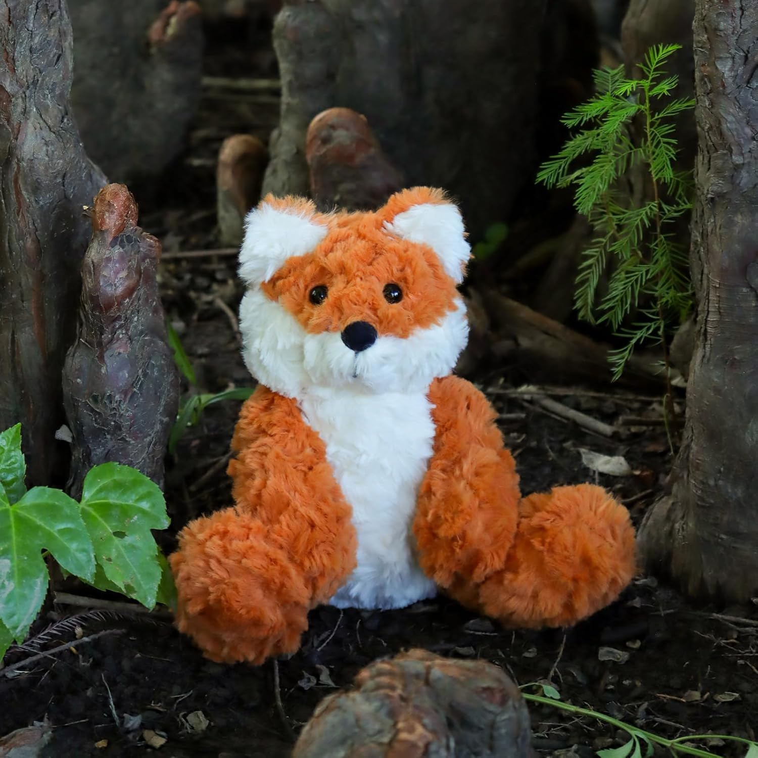 Apricot Lamb Toys Plush Yellow Fox Stuffed Animal Soft Cuddly Perfect for Child (Orange Fox,8 Inches) image number 5