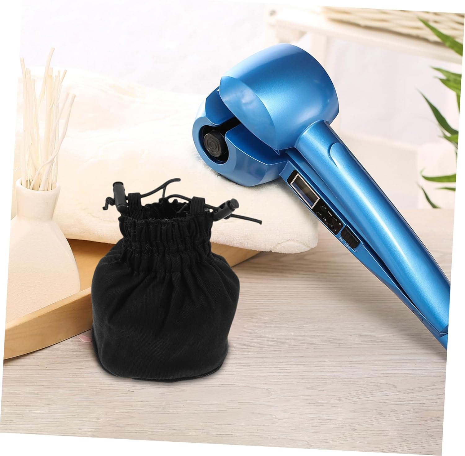 Hair Dryer Diffuser Cover Small Silver Foldable Blow Dryer Sock Travel and Bathroom Use