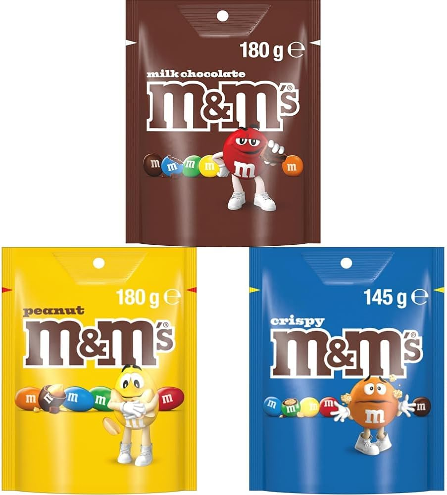 M&M'S Chocolate Share Bag Bundle (Milk, Peanut & Crispy) image number 3