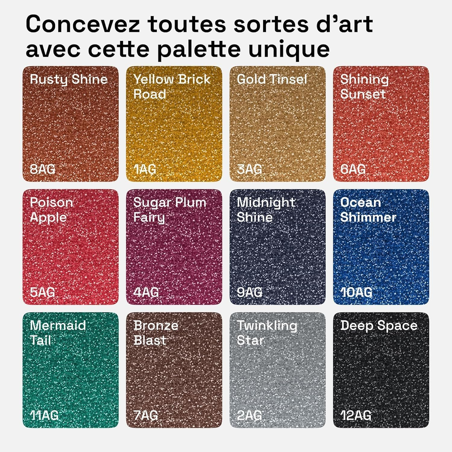 ARTISTRO 12 Glitter Paint Pens Sparkly and Shiny for Rock Painting, Stone, Ceramic, Glass, Wood, Fabric, Scrapbooking, DIY Craft Making, Coloring, Acrylic Glitter Markers, Medium Tip 3.0Mm image number 6