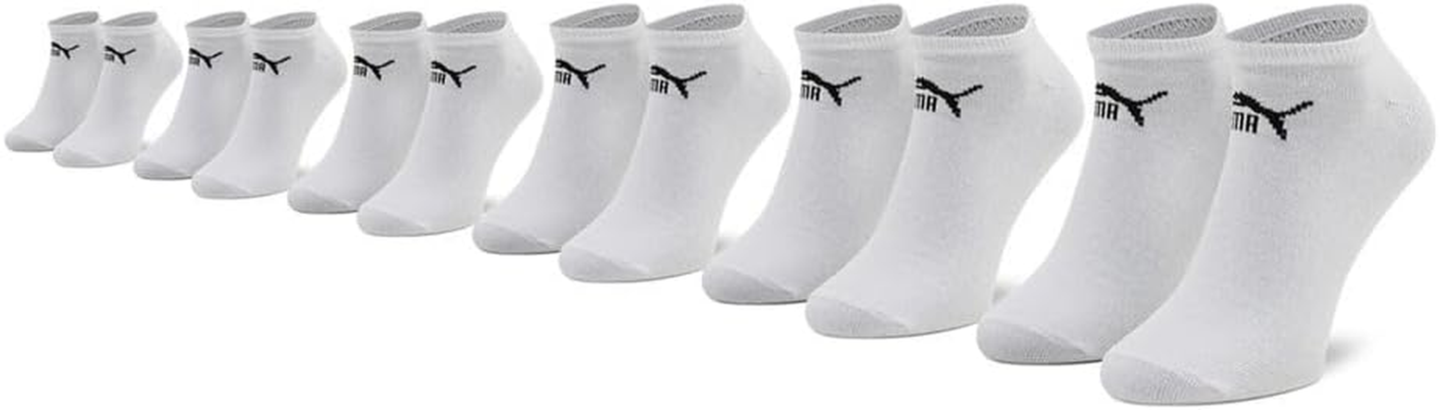 PUMA Unisex Adult'S Elements Sneaker Socks (6 Pack)