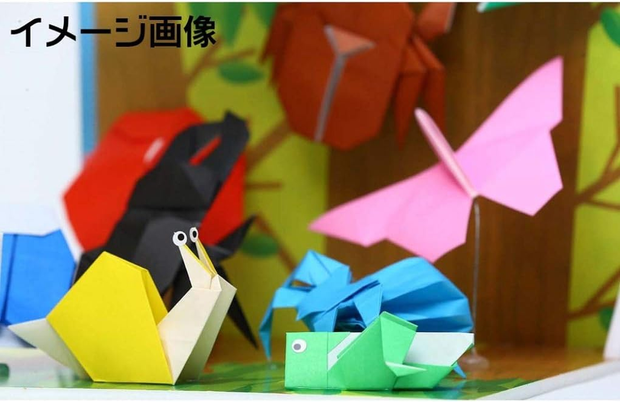 Toyo 065118 Origami Paper, Single-Sided Origami, Solid Color, 6.9 Inches (17.6 Cm) Square, Fluffy, 100 Sheets