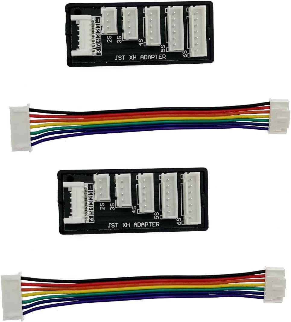 JZK 2 Pieces JST-XH Balance Board 2S-6S 3S Lipo Battery Charger Extend Expansion Board Adapter Converter for RC Vehicles Lipo Battery Charging image number 4