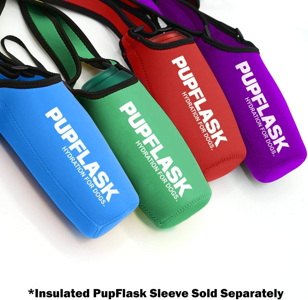 Tuff Pupper Pupflask Portable Water Bottle | 27 or 40 OZ Stainless Steel | Convenient Dog Travel Water Bottle Keeps Pup Hydrated | Portable Dog Water Bowl & Travel Water Bottle for Dogs image number 1