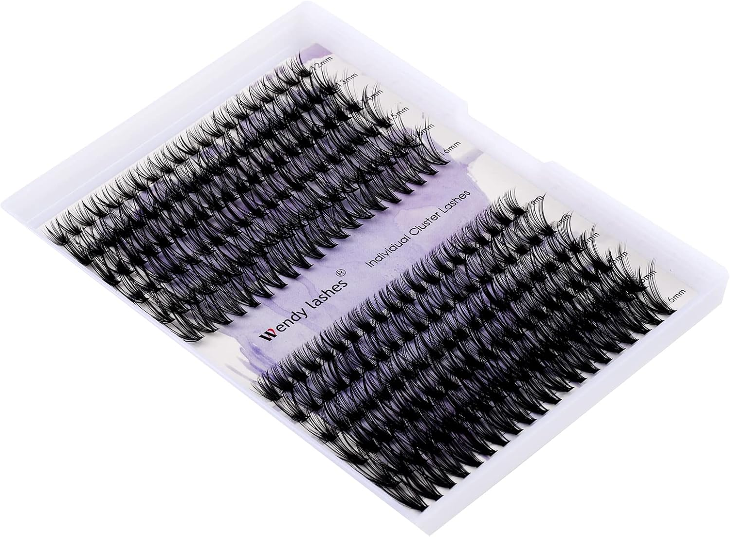 Cluster Eyelashes 30D/40D 240PCS 12-16Mm Mixed Individual Lashes C/D Curl 0.07Mm Matte Black Cluster Eyelash Extensions Soft Lightweight Individual Lashes Cluster 3D Effect (30/40D-C, 12-16Mm Mixed) image number 1