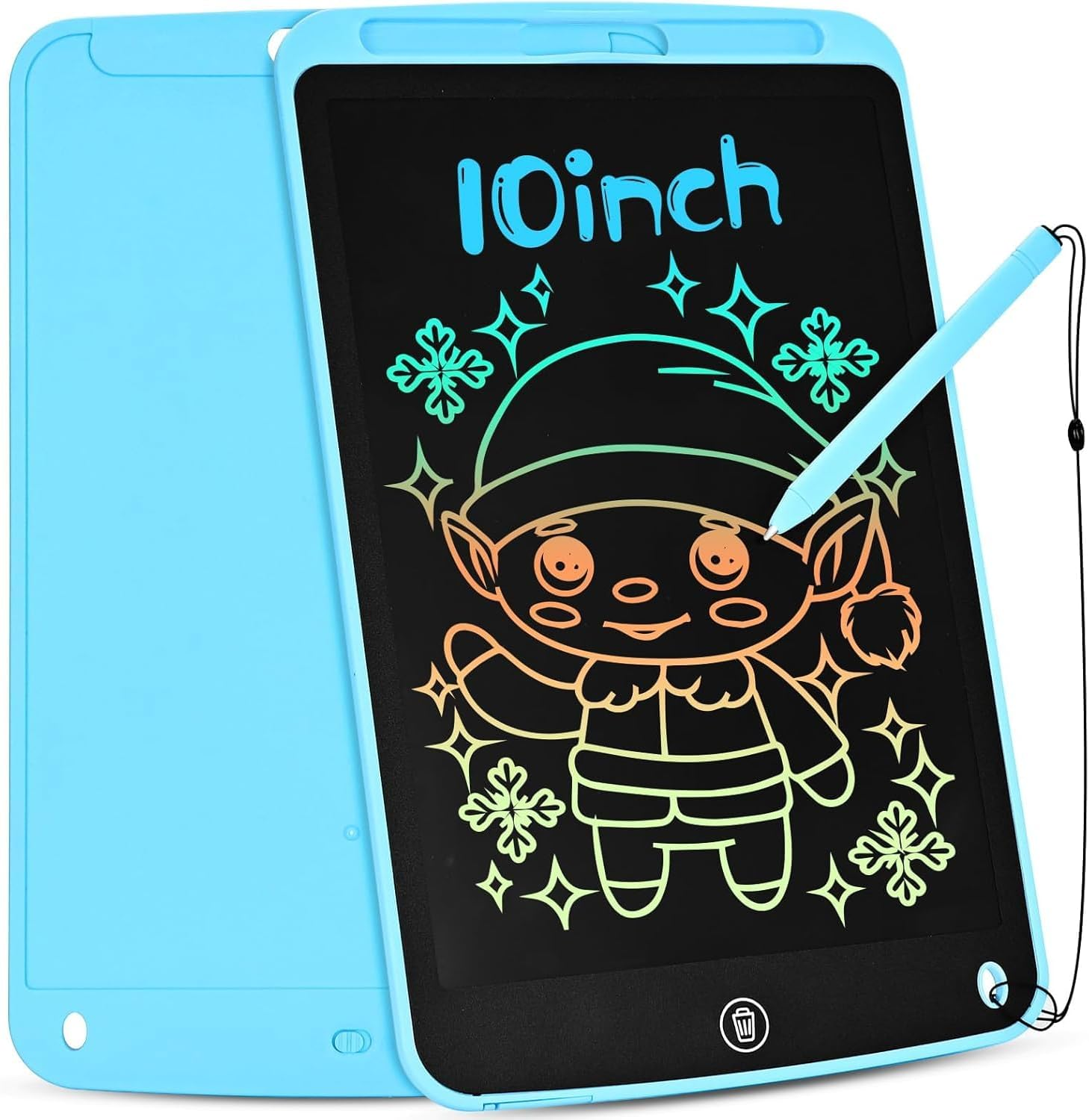 Blueswan Kids Toys, 10Inch Colorful Doodle Board, Stocking Fillers Kids Drawing Pads for 2 3 4 5 6 7 8 Years Old Boys Girls Gifts, Birthday Party School Gifts, Toddlers Travel Activity Learning Toys image number 6