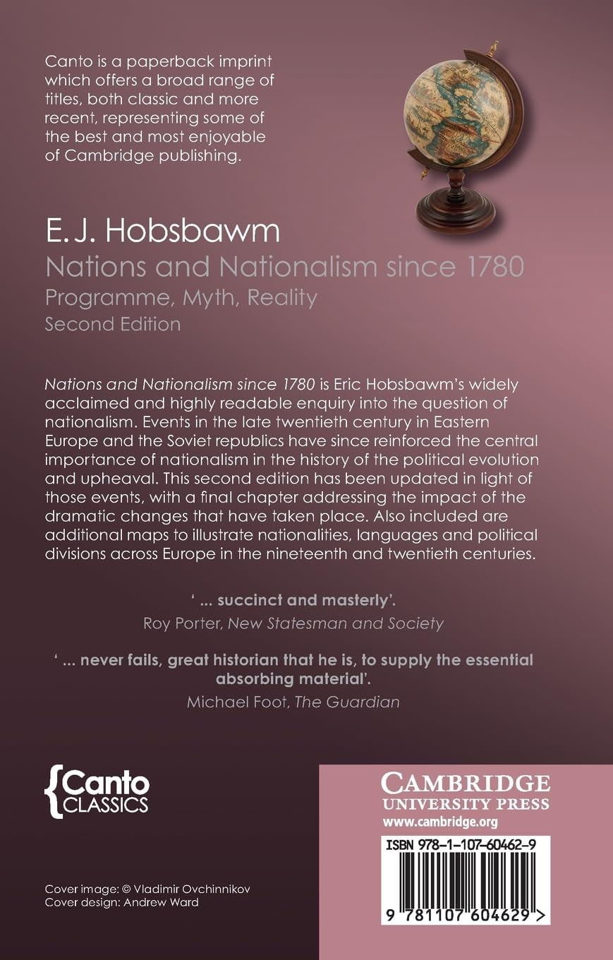 Nations and Nationalism since 1780, Second Edition: Programme, Myth, Reality image number 2