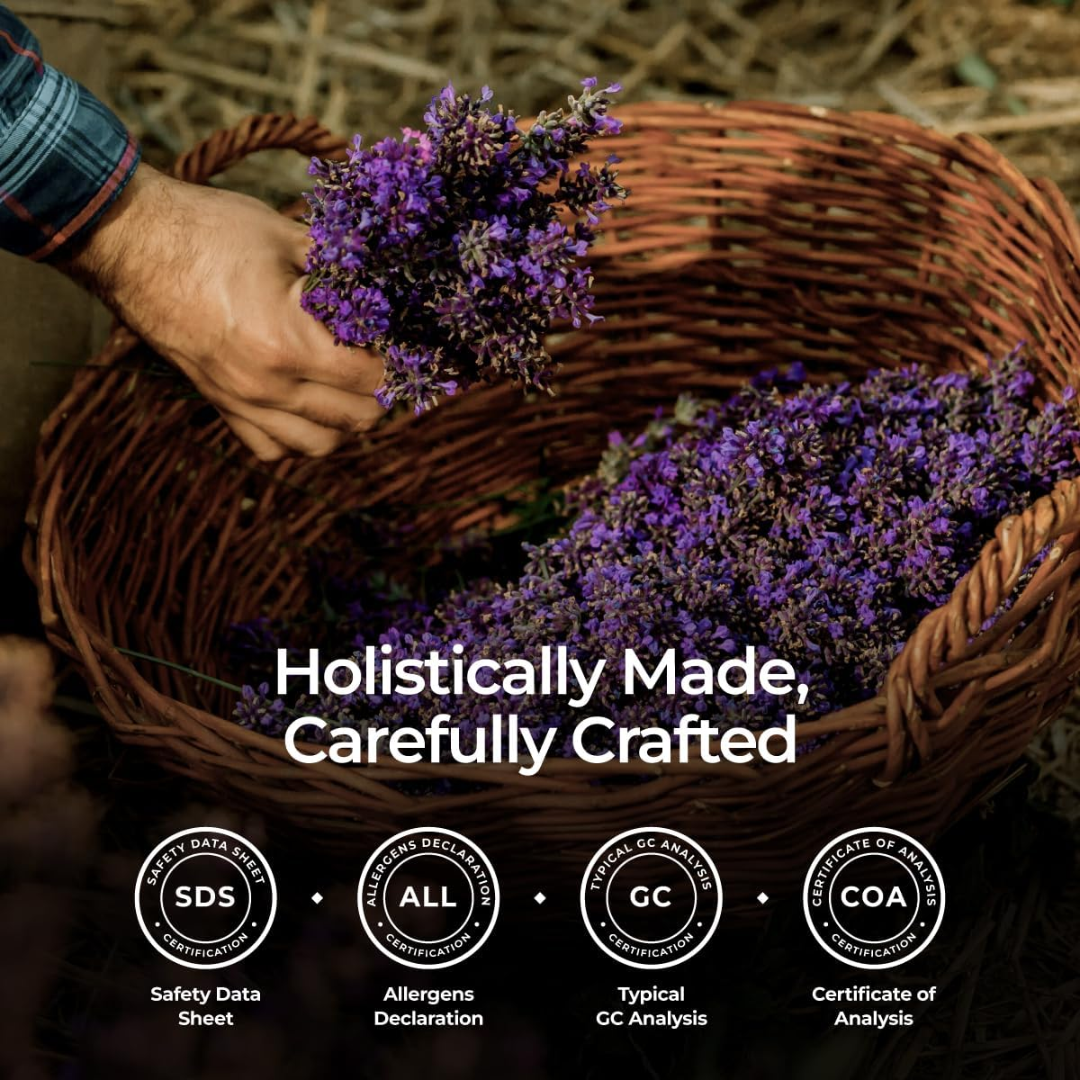 Gya Labs Organic Lavender Essential Oil for Diffuser & Skin - Organic Lavender Oil for Aromatherapy & Feelings of Relaxation - Lavender Oil Organic for Hair (10Ml) image number 3