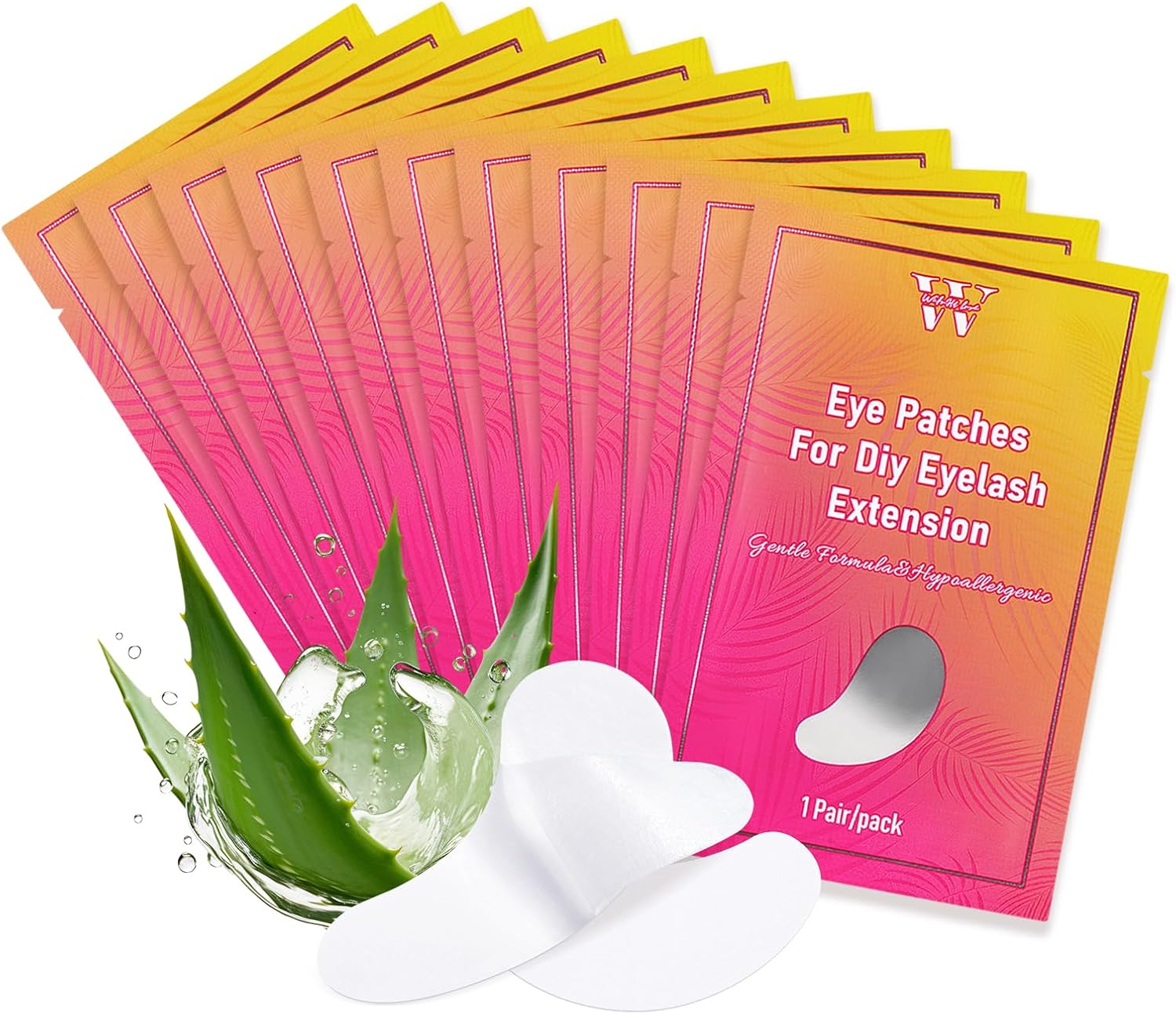 10 Pairs Eye Pads,Eye Pads Lash Extensions,Gel Eye Patches Lash Pads,Under Eye Pads for Lash Extensions & Eye Beauty Tools,Gel Pads Lash Extensions Suitable for Women and Men image number 1